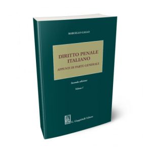 DIRITTO PENALE ITALIANO Volume 1 Appunti di parte generale