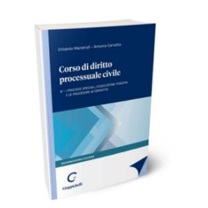 CORSO DI DIRITTO PROCESSUALE CIVILE Volume 3°