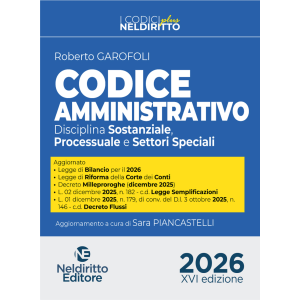 CODICE AMMINISTRATIVO 2026