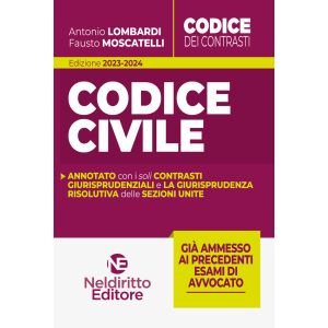 CODICE DEI CONTRASTI CODICE CIVILE Edizione 2023-2024
