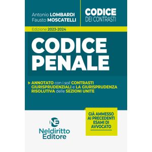 CODICE DEI CONTRASTI CODICE PENALE Edizione 2023-2024