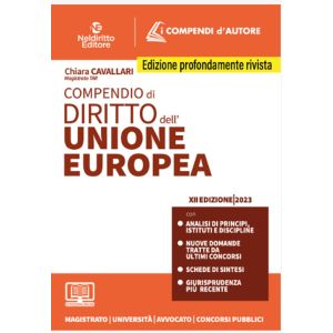 COMPENDIO DI DIRITTO DELL'UNIONE EUROPEA 2023