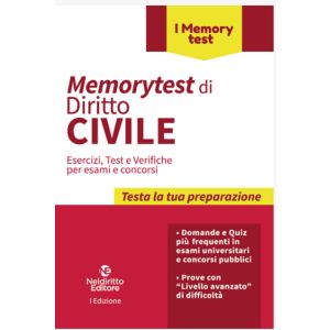 MEMORYTEST DI DIRITTO CIVILE