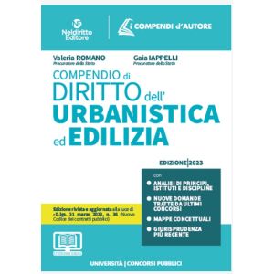 COMPENDIO DI DIRITTO DI EDILIZIA E URBANISTICA 2023