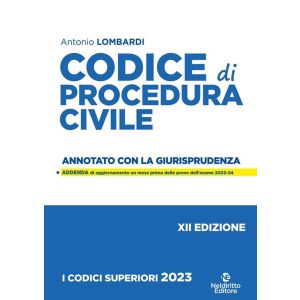 CODICE DI PROCEDURA CIVILE 2023 Annotato con la giurisprudenza