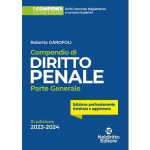 COMPENDIO DI DIRITTO PENALE 2023-2024 Parte generale