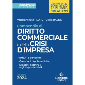 COMPENDIO DI DIRITTO COMMERCIALE E DELLA CRISI D'IMPRESA