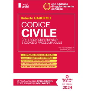 CODICE CIVILE 2024 con leggi complementari e codice di procedura civile
