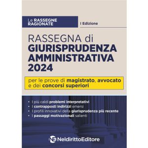 RASSEGNA DI GIURISPRUDENZA AMMINISTRATIVA 2024