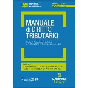 MANUALE DI DIRITTO TRIBUTARIO 2025