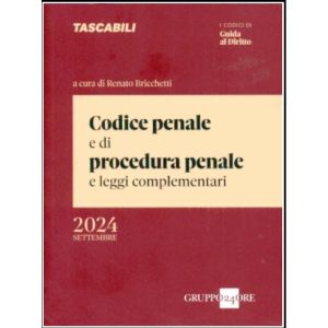 CODICE PENALE E DI PROCEDURA PENALE E LEGGI COMPLEMENTARI 2024 Pocket