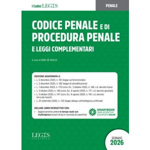 CODICE PENALE E DI PROCEDURA PENALE 2026 e leggi complementari