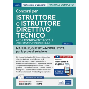 CONCORSI PER ISTRUTTORE E ISTRUTTORE DIRETTIVO TECNICO Area Tecnica Enti Locali (Aree: Istruttori, Funzionari e E.q.)