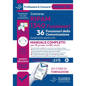 CONCORSO RIPAM 1340 Funzionari 36 Funzionari della comunicazione (Codici COM da 01 a 14)