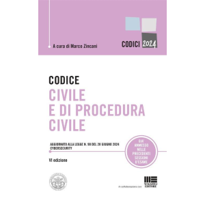 CODICE CIVILE E DI PROCEDURA CIVILE 2024