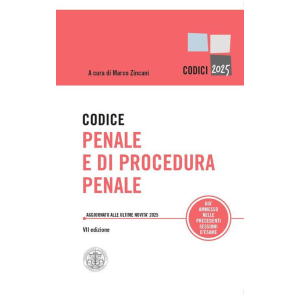 CODICE PENALE E DI PROCEDURA PENALE 2025