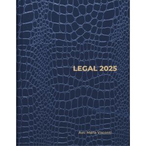 AGENDA LEGALE 2025 Blu di Francia &amp; Oro