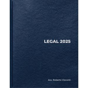 AGENDA LEGALE 2025 Blu Navy &amp; Argento