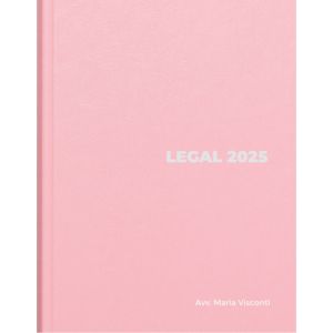 AGENDA LEGALE 2025 Rosa Confetto &amp; Argento