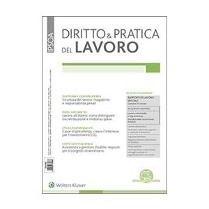 DIRITTO &amp; PRATICA DEL LAVORO On line digitale + tablet  (include Pratica Lavoro)