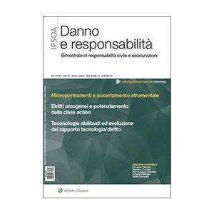 DANNO E RESPONSABILITA'  cartaceo + digitale + tablet