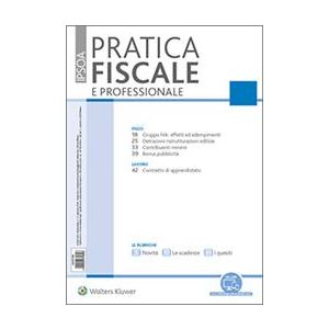 PRATICA FISCALE E PROFESSIONALE cartaceo + digitale + tablet