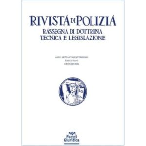 RIVISTA DI POLIZIA cartaceo