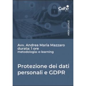 E-learning - Protezione dei dati personali e GDPR