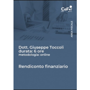 Rendiconto finanziario - Evento Formativo