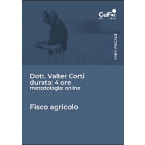 Fisco agricolo - Evento Formativo