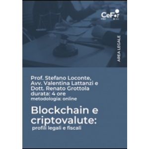 Blockchain e criptovalute: profili legali e fiscali - Evento Formativo