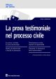 LA PROVA TESTIMONIALE NEL PROCESSO CIVILE