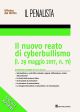 IL NUOVO REATO DI CYBERBULLISMO