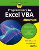 PROGRAMMARE IN EXCEL VBA FOR DUMMIES
