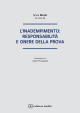 L'INADEMPIMENTO: RESPONSABILITÀ E ONERE DELLA PROVA