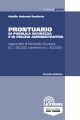PRONTUARIO DI PUBBLICA SICUREZZA E DI POLIZIA AMMINISTRATIVA