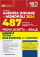 CONCORSO AGENZIA DOGANE E MONOPOLI 487 - ADM/FAMM 2024 Manuale, teoria e quiz