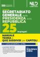 CONCORSO SEGRETARIATO GENERALE DELLA PRESIDENZA DELLA REPUBBLICA 25 posti
