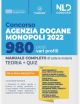 CONCORSO AGENZIA DOGANE MONOPOLI 2022 980 POSTI VARI PROFILI