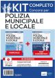*KIT COMPLETO PER CONCORSI POLIZIA MINICIPALE E LOCALE