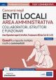 CONCORSI NEGLI ENTI LOCALI AREA AMMINISTRATIVA - COLLABORATORI ISTRUTTORI E FUNZIONARI