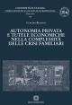 AUTONOMIA PRIVATA E TUTELE ECONOMICHE NELLA COMPLESSITÀ DELLE CRISI FAMILIARI