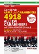 CONCORSO ARMA DEI CARABINIERI 4918 ALLIEVI CARABINIERI in Ferma quadriennale