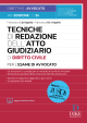 TECNICHE DI REDAZIONE DELL'ATTO CIVILE per l'esame di avvocato