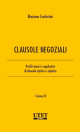 CLAUSOLE NEGOZIALI Volume lll