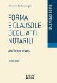 FORMA E CLAUSOLE DEGLI ATTI NOTARILIAtti inter vivos