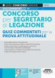 333/1 CONCORSO PER SEGRETARIO E LEGAZIONE