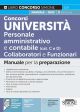 319 CONCORSI UNIVERSITÀ Personale amministrativo e contabile (cat. C e D) Collab oratori e Funzionari