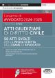 54/1 ATTI GIUDIZIARI DI DIRITTO CIVILE L’esame di Avvocato 2024-2025