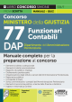 331/7 CONCORSO MINISTERO DELLA GIUSTIZIA 77 FUNZIONARI CONTABILI DAP Dipartiment o dell'Amministrazione Penitenziaria